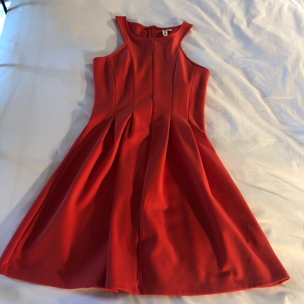Others Follow Red Pleated Dress
